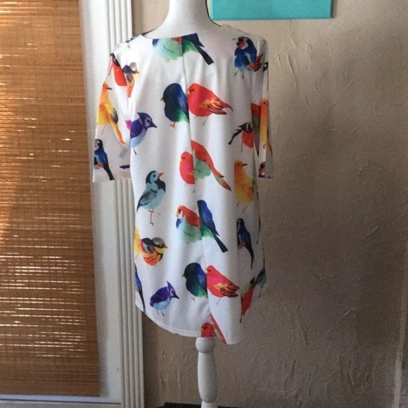 Bird print dress. Size M/L - Picture 3 of 3